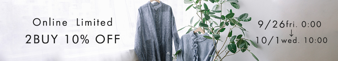 2BUY10％OFF"