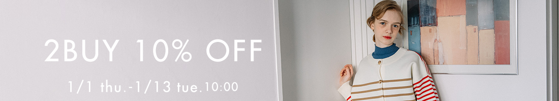 2BUY10％OFF