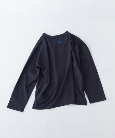 ULTERIOR オーガニックコットン フットボールTシャツ ロンT Steven Alan＞ オーガニックコットン ボーダー ロングスリーブ T