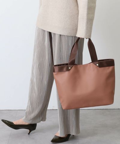 COOCO クーコ 【テープハンドルフェイクレザートート】 レディース