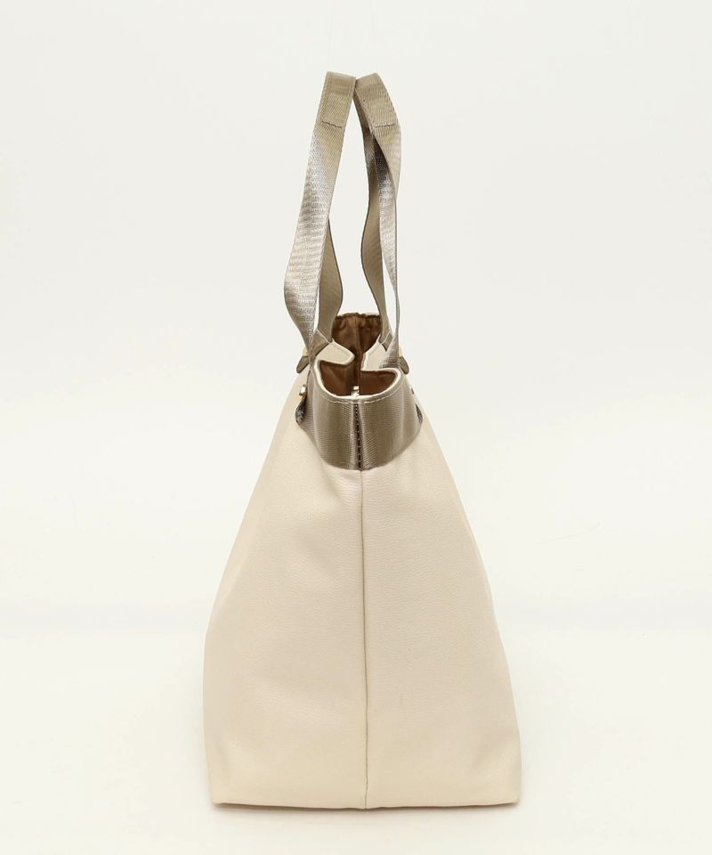 COOCO クーコ 【テープハンドルフェイクレザートート】 レディース