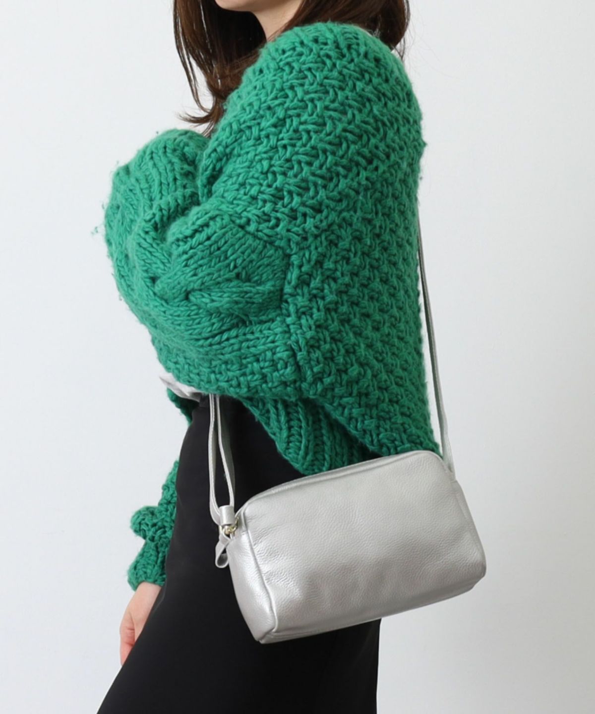 モデル163cm　シルバー