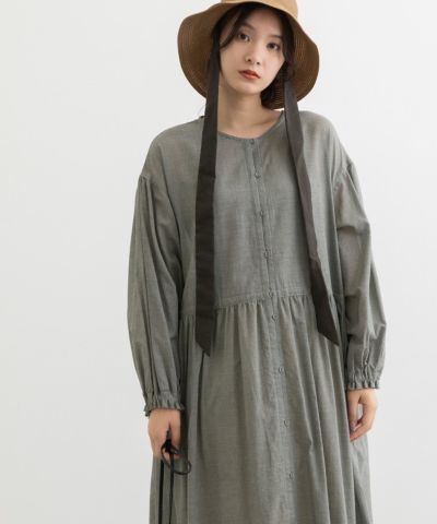 プランテーション Plantation 定価3.8万円　ギャザーワンピース FRAMeWORK ワンピース ギャザーワンピース : ZOZOTOWN Yahoo!店