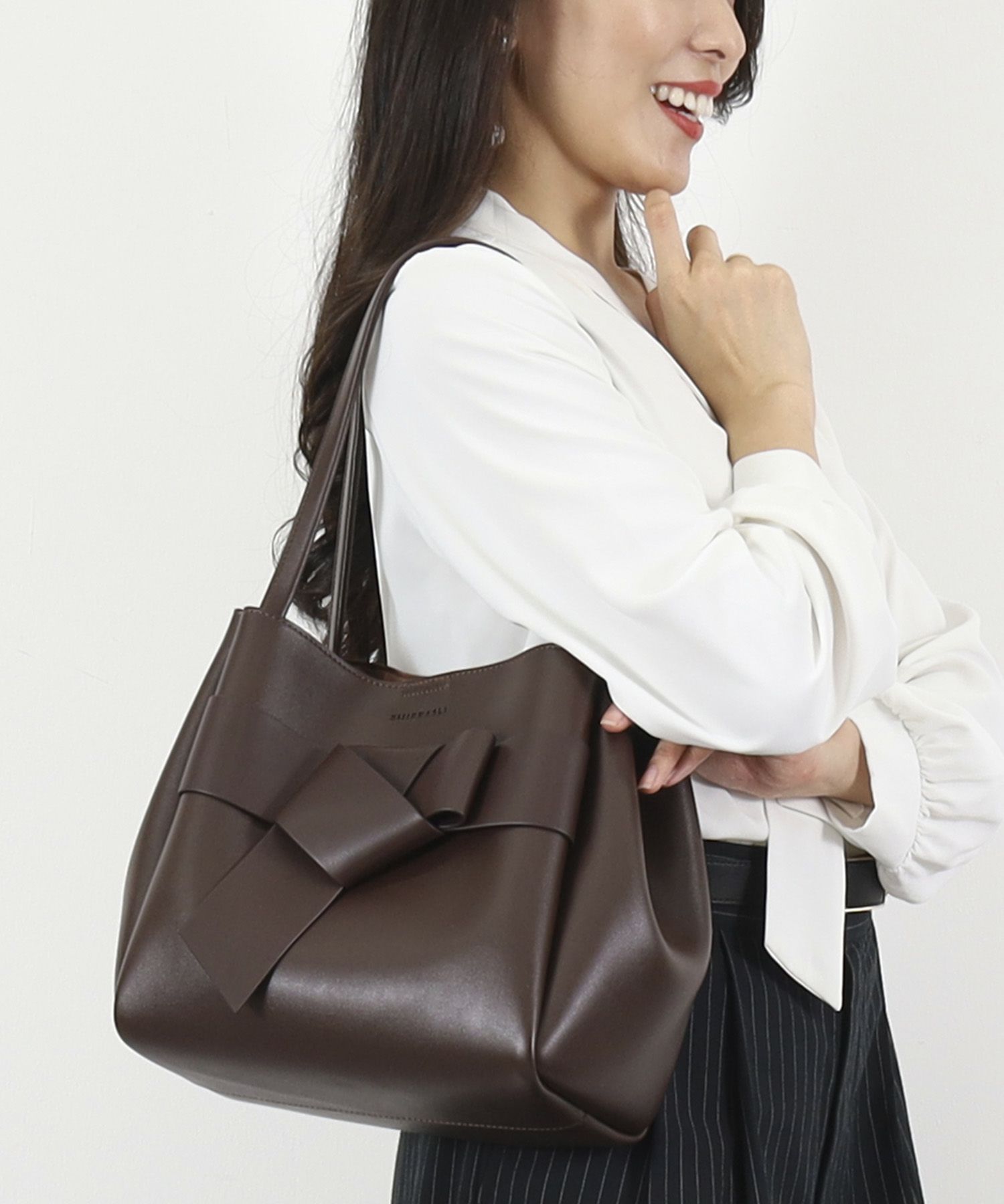 SMIRNASLI サミールナスリ 【リボントートバッグ】レディース バッグ