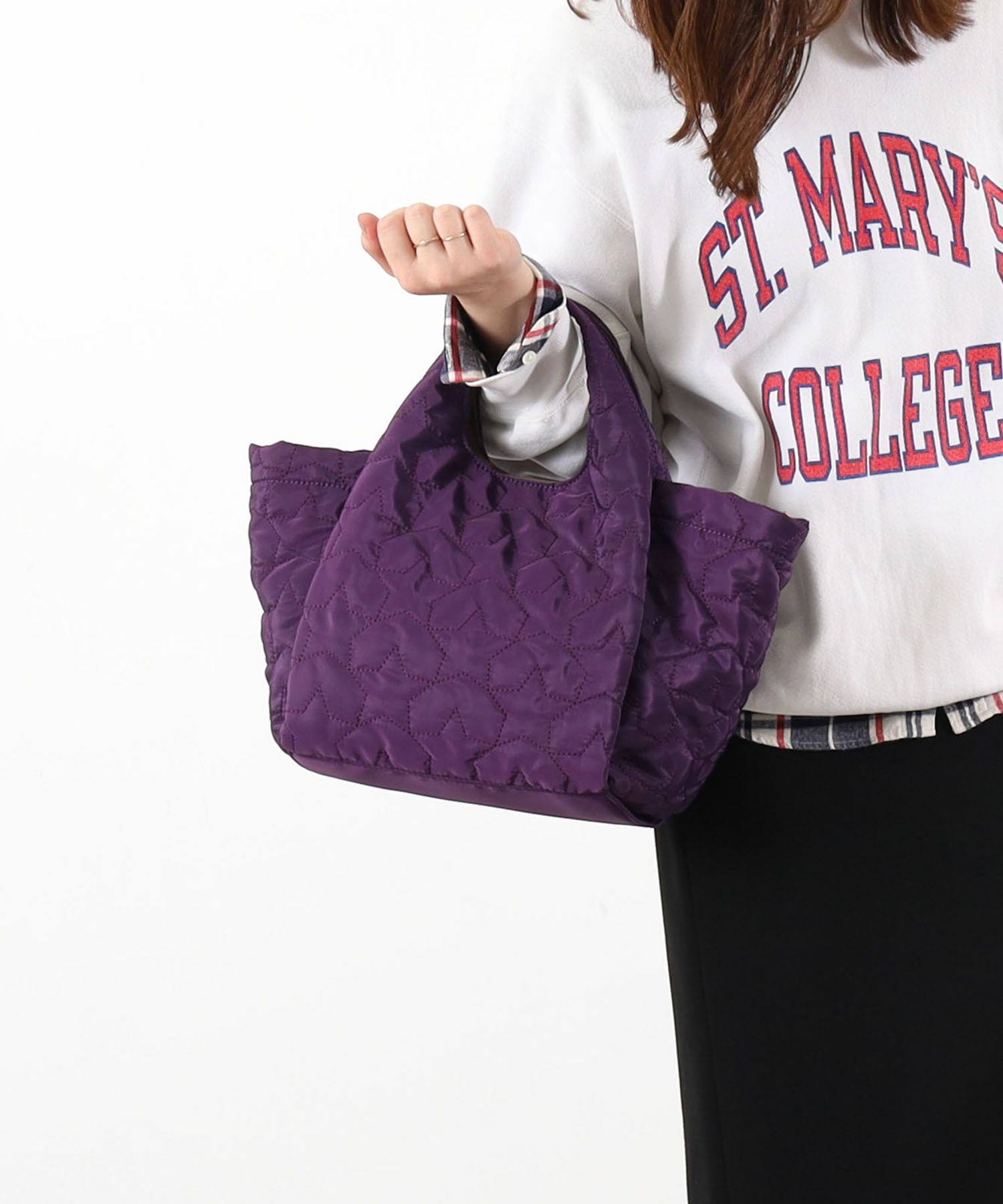 モデル163cm　パープル