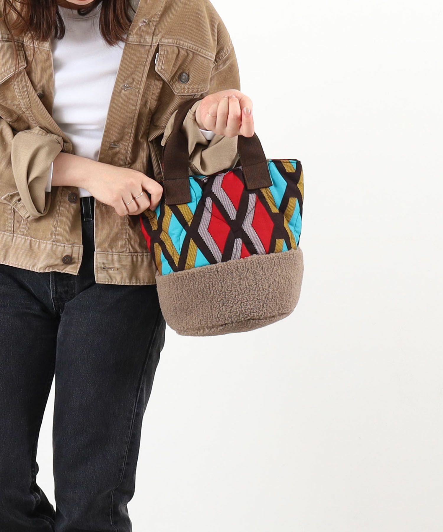 モデル163cm　ブラウン