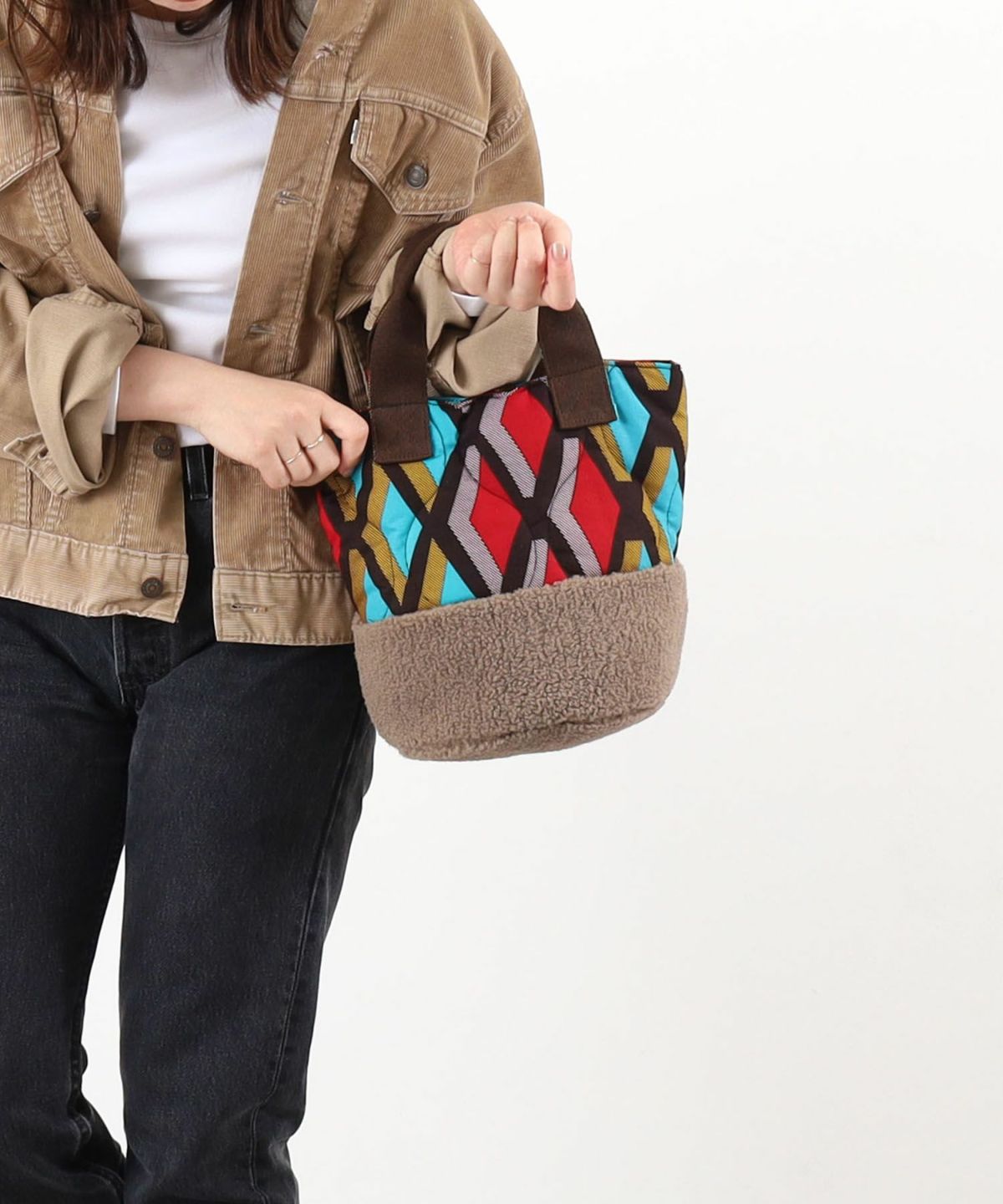 モデル163cm　ブラウン