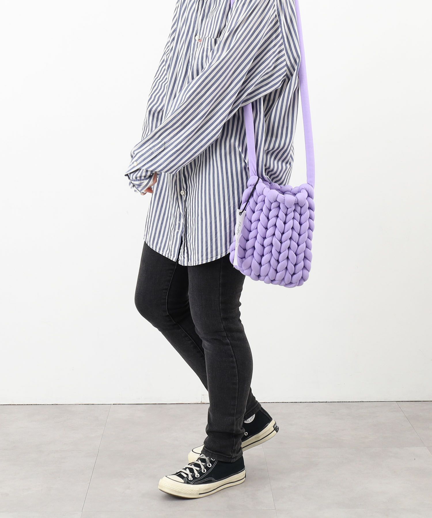 モデル163cm　パープル