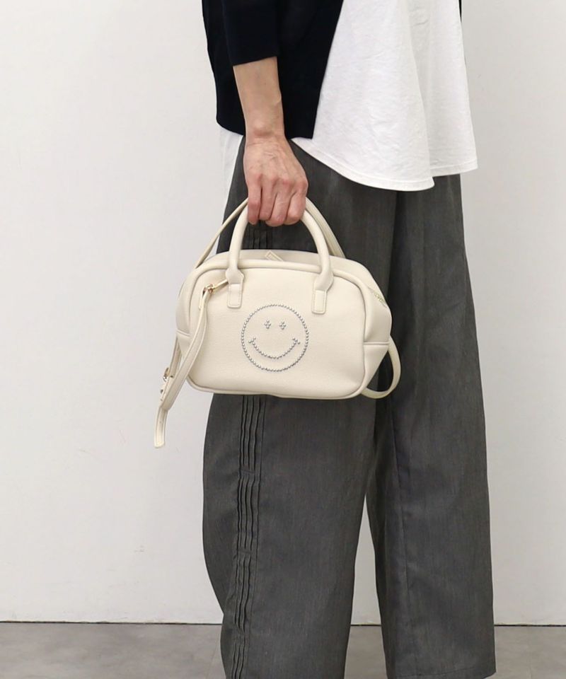 SALE】クーコ COOCO ＳＭＩＬＥＹ／スタッズフェイクレザー２ＷＡＹ