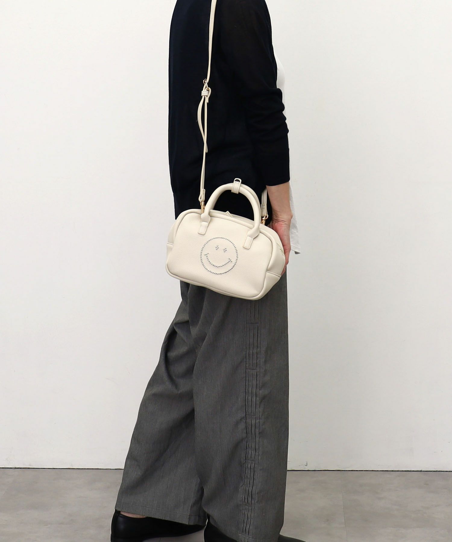 モデル163cm　オフホワイト