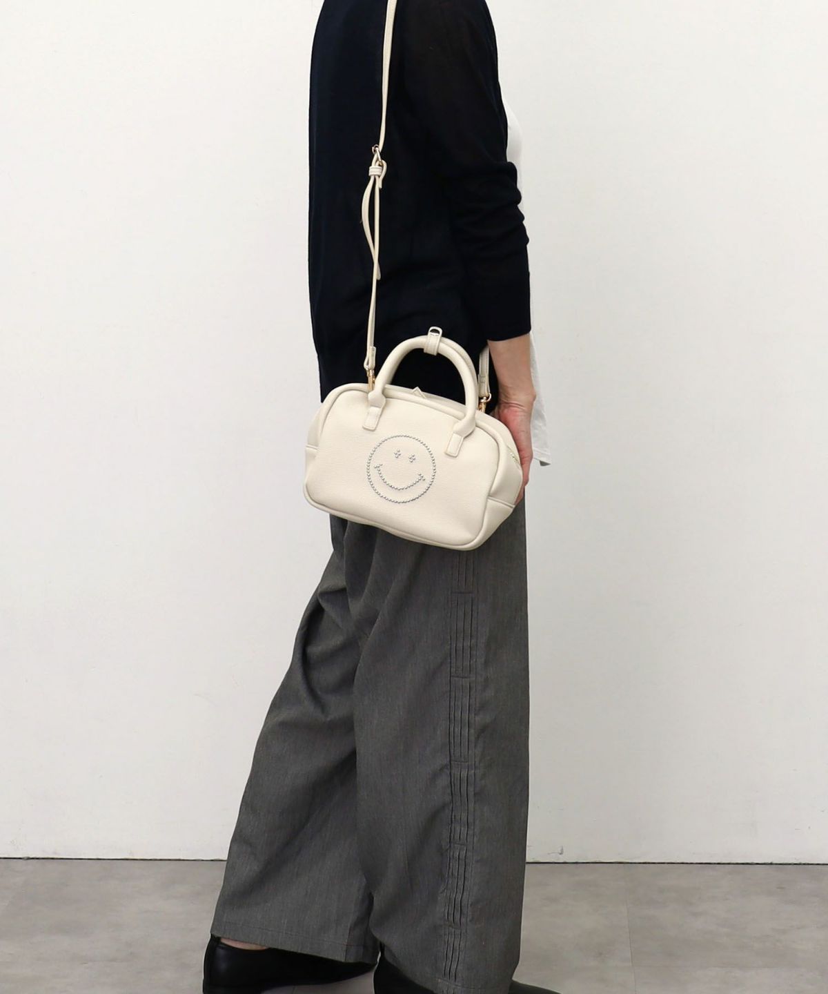 モデル163cm　オフホワイト