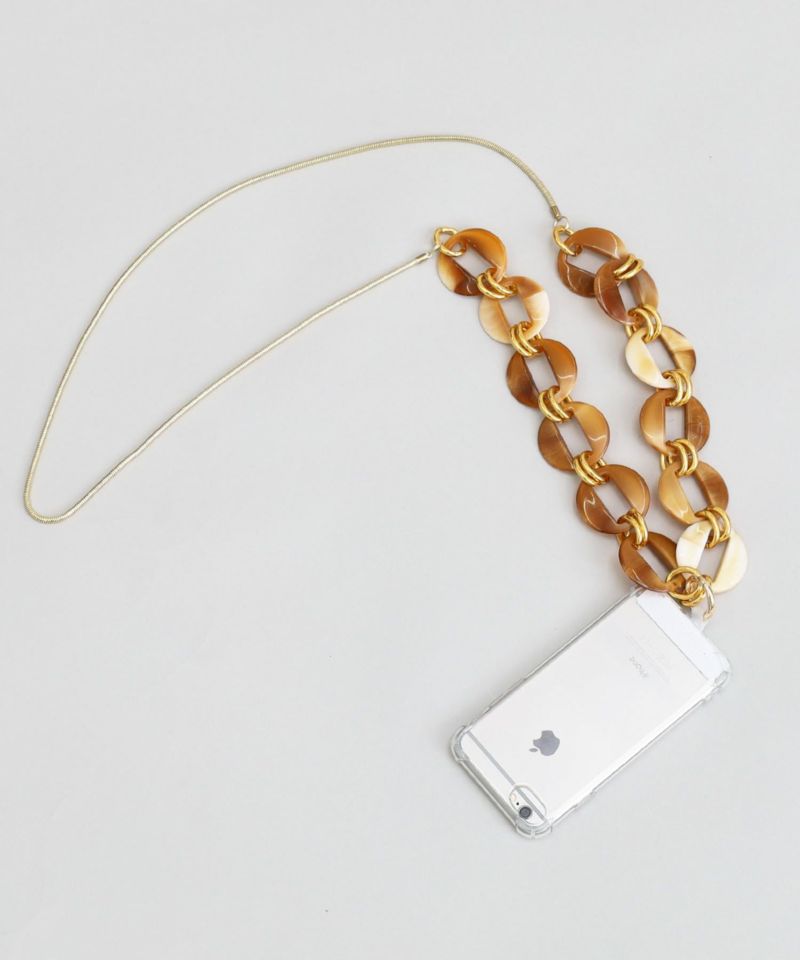 COOCO クーコ 【アクリルチェーンスマホショルダーストラップ