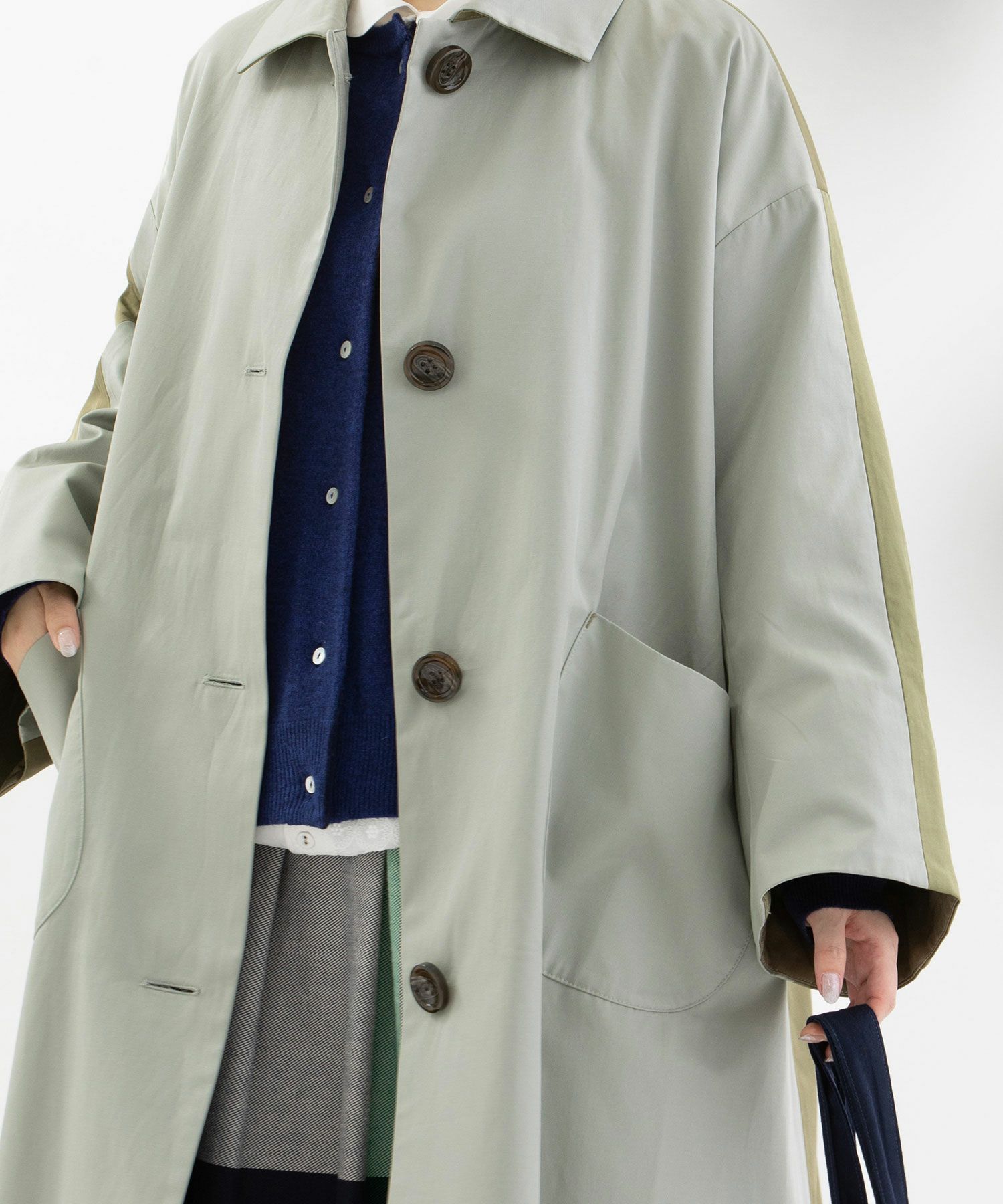 ENFOLD Soutien collar box 剃っ coat コート