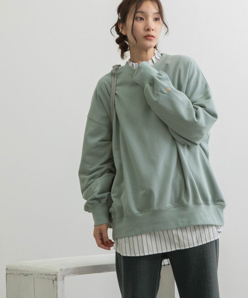 WINTER SALE】とり刺繍裏毛ビックトレーナー | COO ONLINE