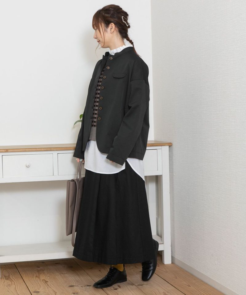 632u*群言堂 登美 スタンドカラーコットン ジャケット SALE】STONE ISLAND(ストーンアイランド) ガーメントダイ