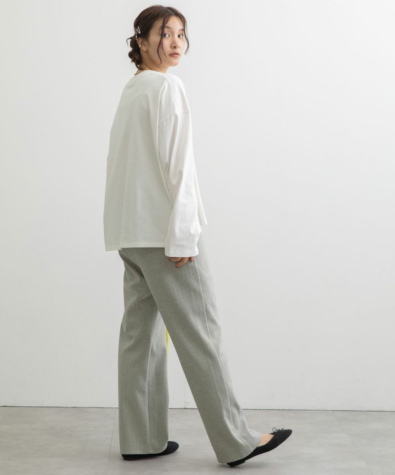 WINTER SALE】カットジャガード裾フレアパンツ | COO ONLINE