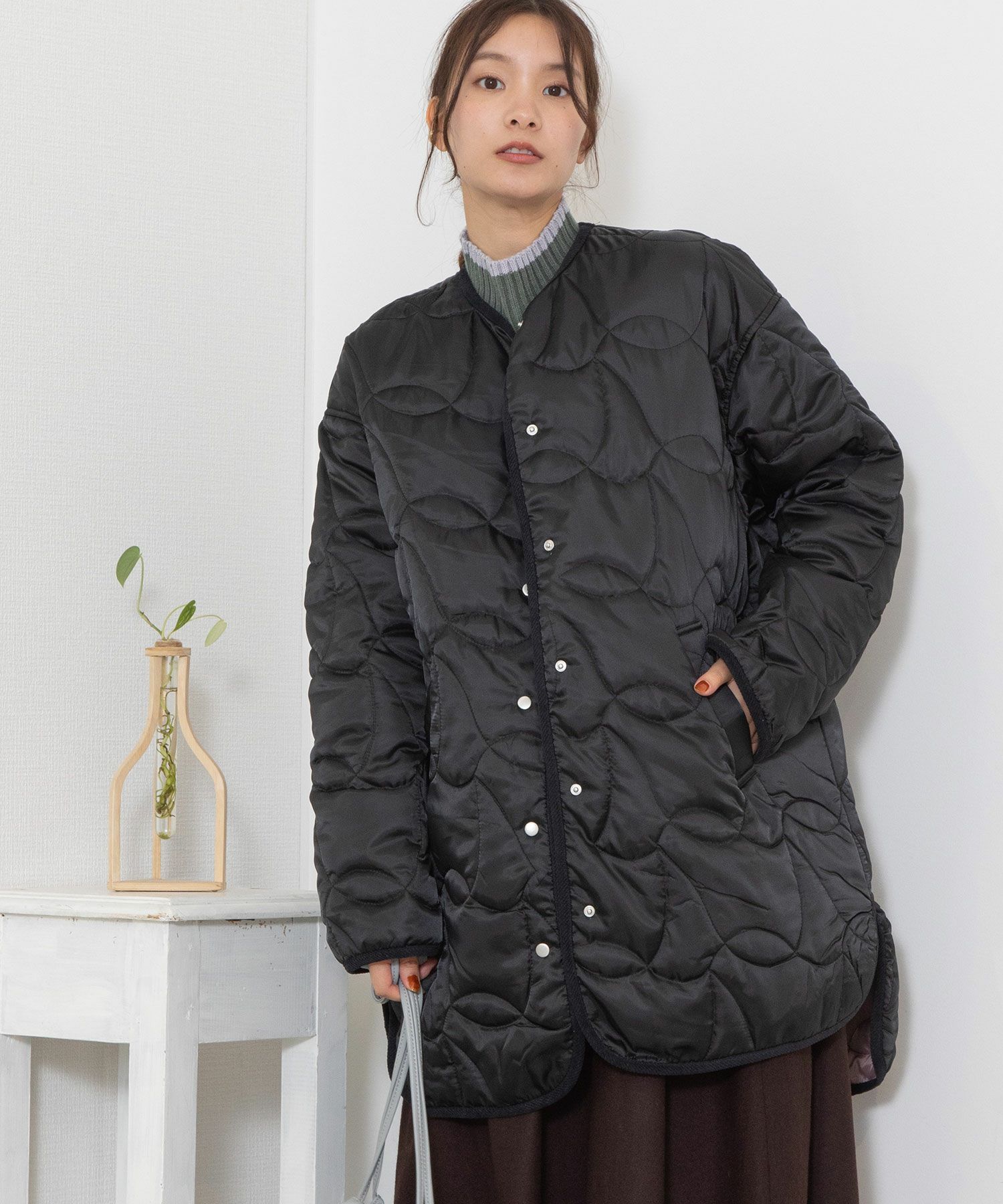 WINTER SALE】キルティングミドルコート | COO ONLINE