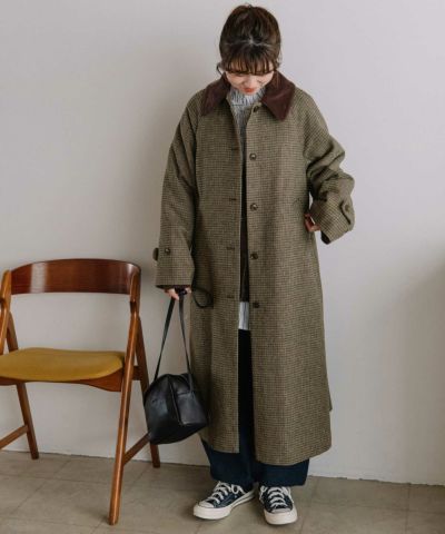 WINTER SALE】コーデュロイ衿ステンカラーコート | COO ONLINE