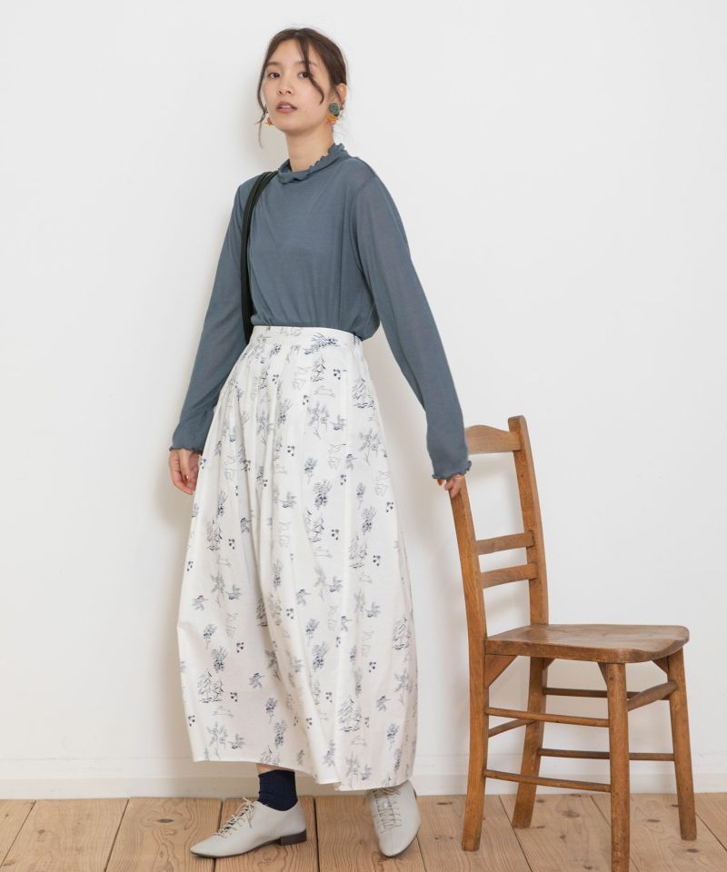 SPECIAL PRICE】フォレスト線画プリントタックスカート | COO ONLINE