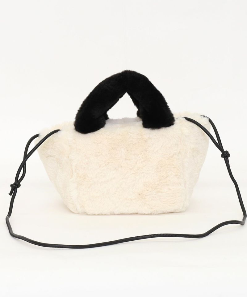 ☆半額50%OFF☆【WINTER SALE】クーコ COOCO エコファーバイカラー