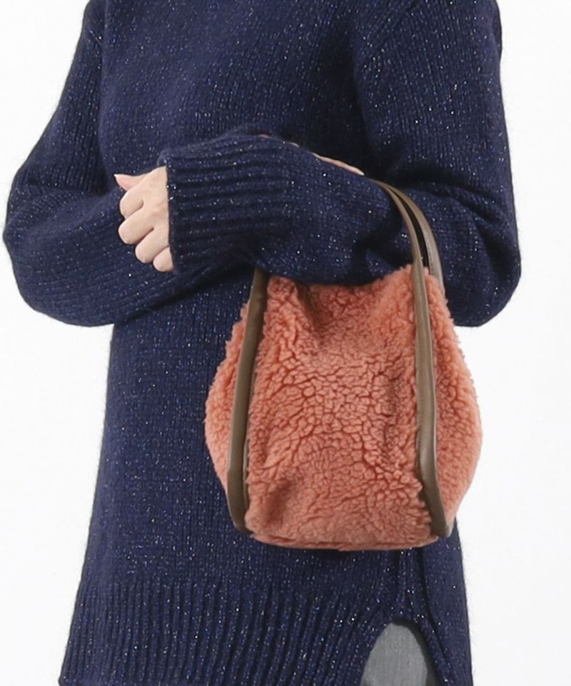 くーこ バッグ2点 ☆半額50%OFF☆【WINTER SALE】クーコ COOCO ボアミニ2WAYトート