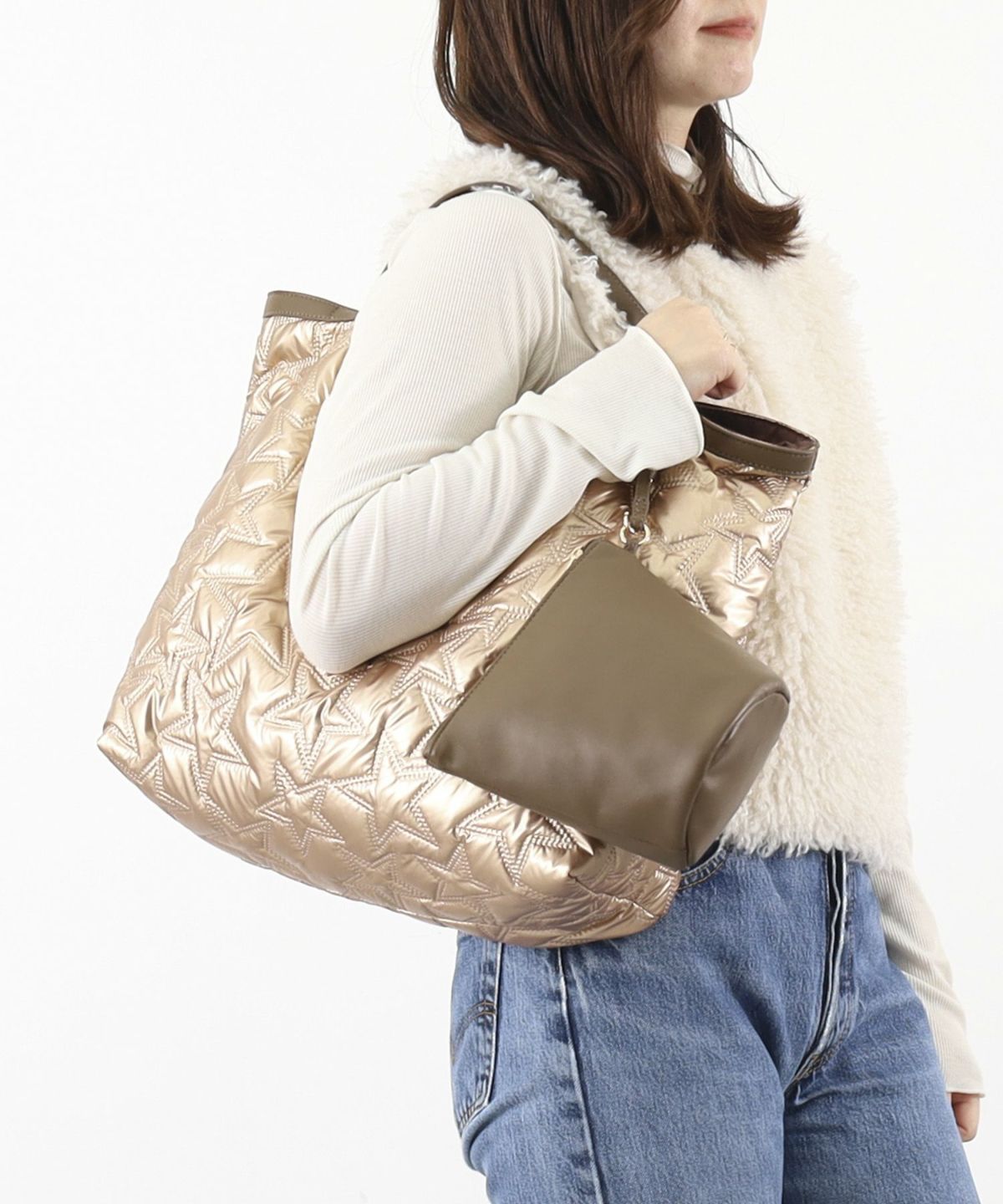 モデル163cm　ブロンズ