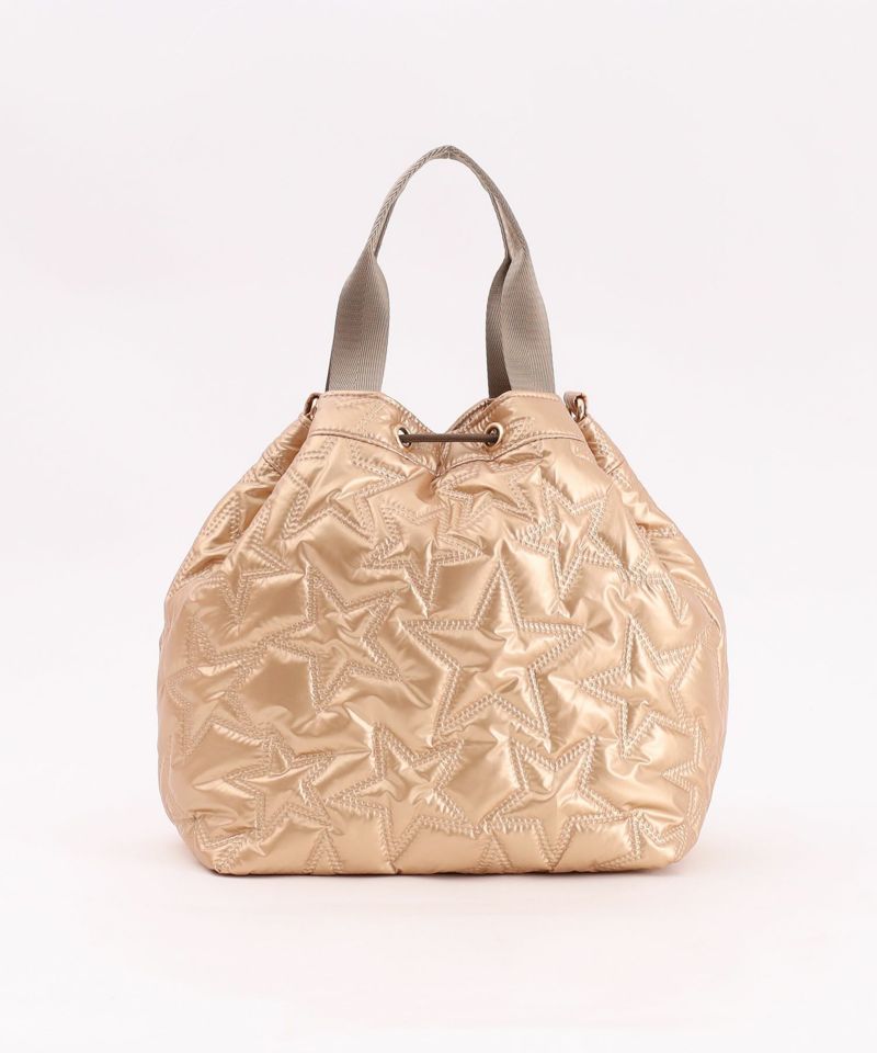 coo..kuuページ♡チュール付きヌビバッグ ☆半額50%OFF☆【WINTER SALE】クーコ COOCO 星柄キルティング
