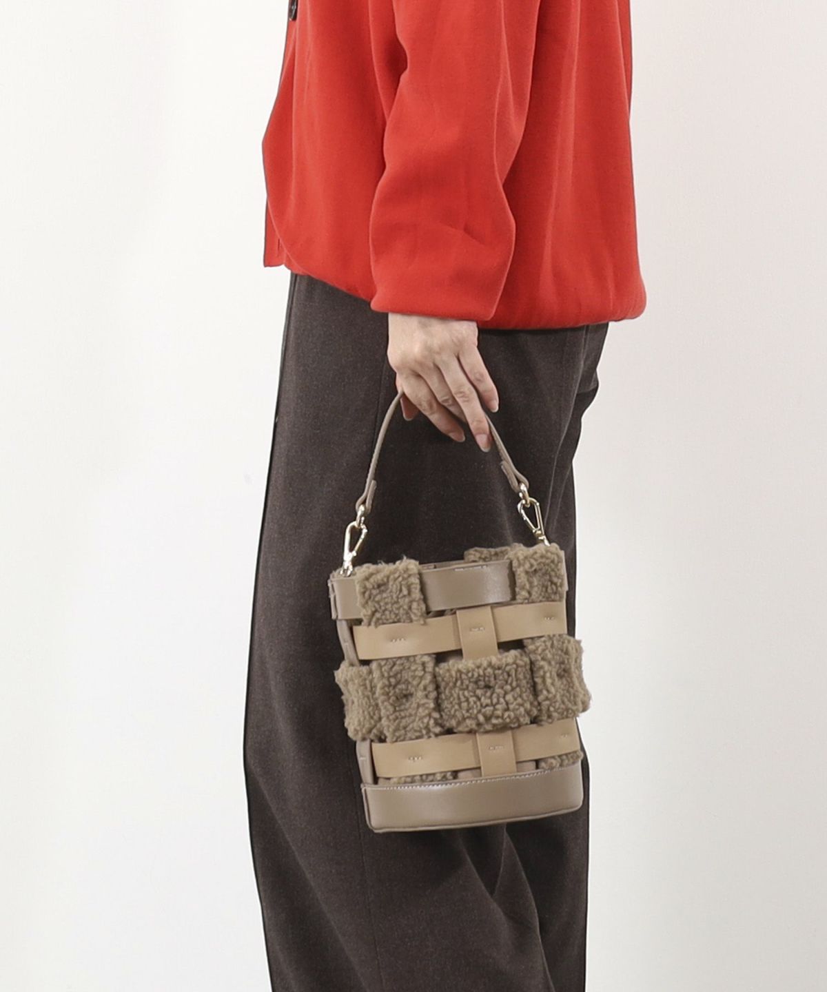 モデル168cm　ベージュ