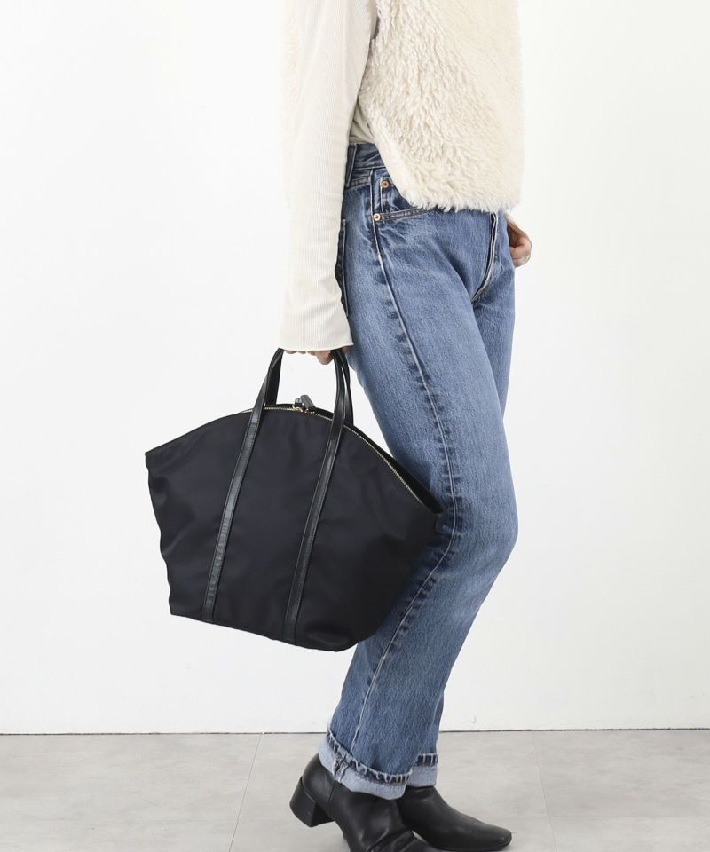 ☆半額50%OFF☆【WINTER SALE】クーコ COOCO ナイロン×牛革