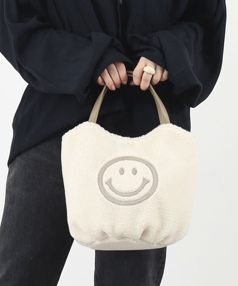 SALE】クーコ COOCO ＳＭＩＬＥＹ／ボアコロントートバッグ | COO ONLINE