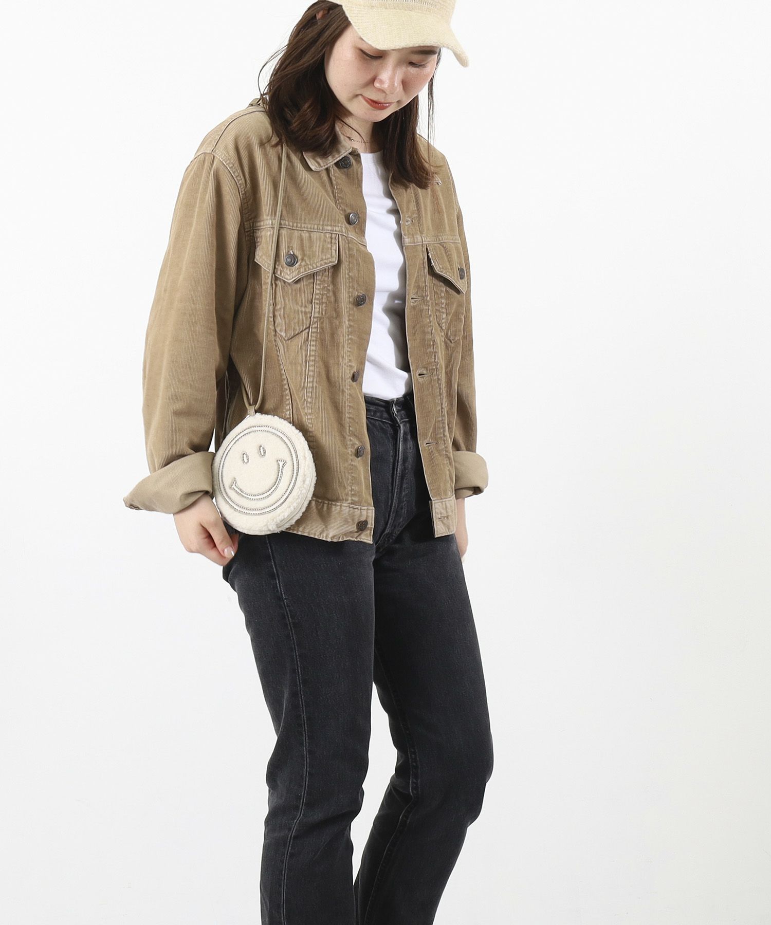 モデル163cm　オフホワイト