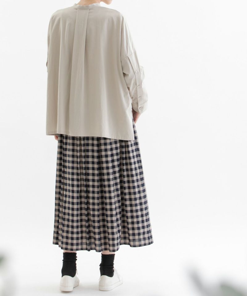 綿麻ビスコースギンガムスカート | COO ONLINE