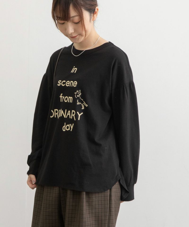 SALE】ORDINARYフロッキープリントロンT | COO ONLINE