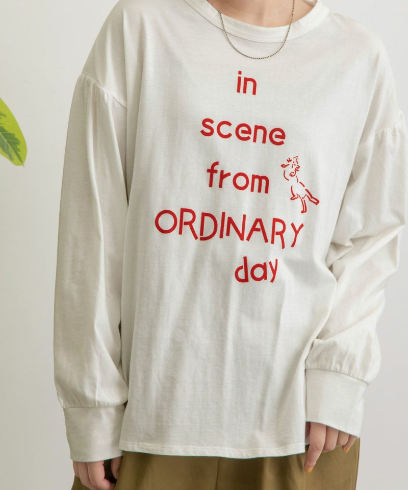 SALE】ORDINARYフロッキープリントロンT | COO ONLINE