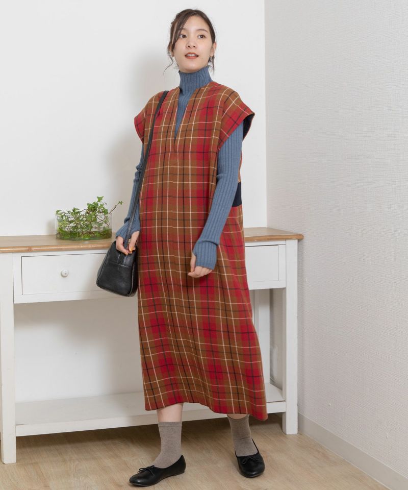 新品未使用タグ付き❤️JENNE❤️Vネックタータンチェックワンピース❤️Sサイズ❤️ Vネックタータンチェックワンピース｜JENNE(ジェンヌ)公式通販：パリ