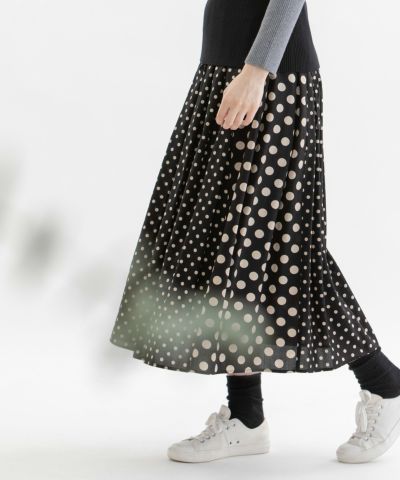 misc polka タックロングスカート | COO ONLINE