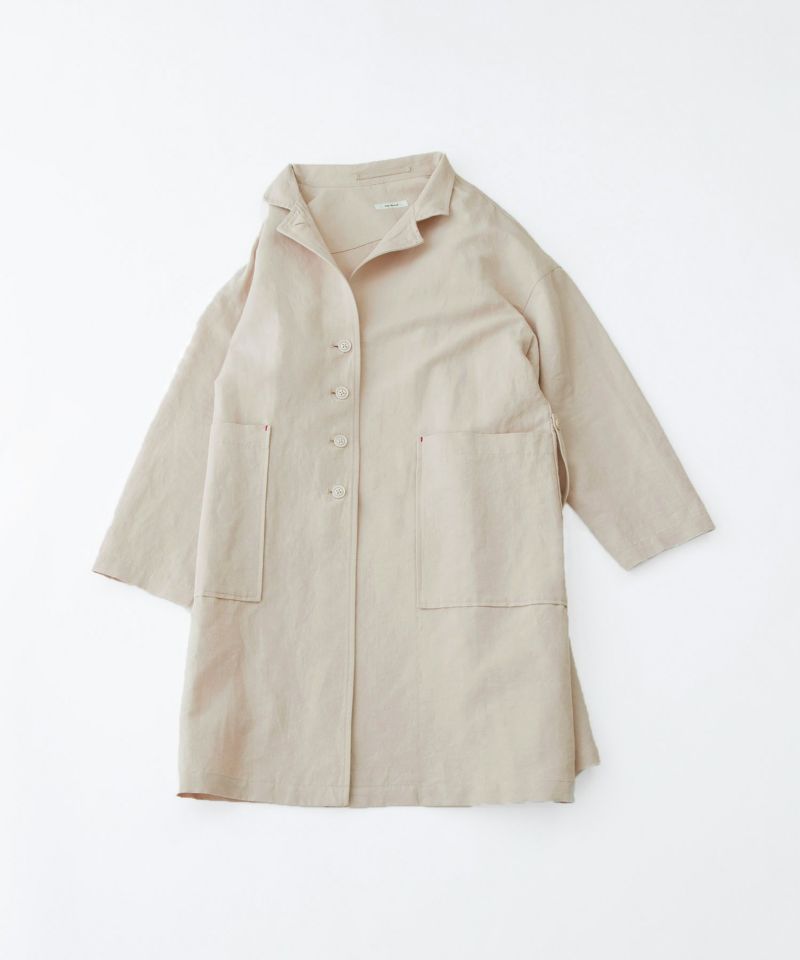 SUMMER SALE】コットンリネンツイル3wayカラーチュニック