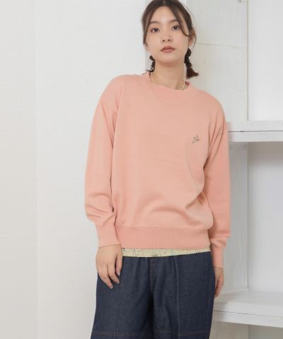 SUMMER SALE】ワンポイントとり刺繍ベーシックニット | COO ONLINE