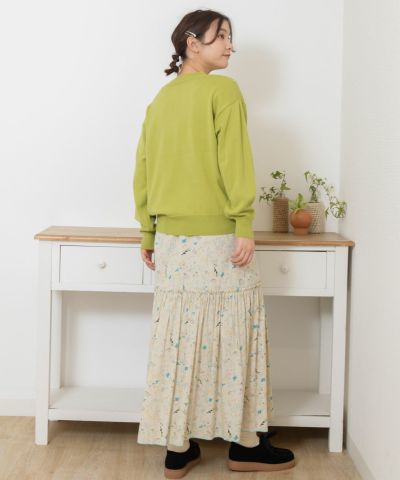 SUMMER SALE】ワンポイントとり刺繍ベーシックニット | COO ONLINE