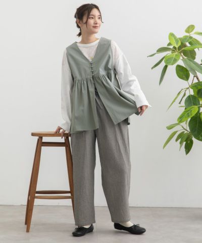 SUMMER SALE】並びボタンVあきベスト | COO ONLINE