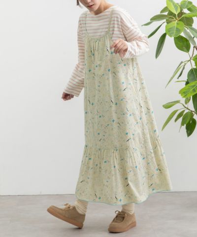 SUMMER SALE】ボタニカル線画キャミソールワンピース | COO ONLINE
