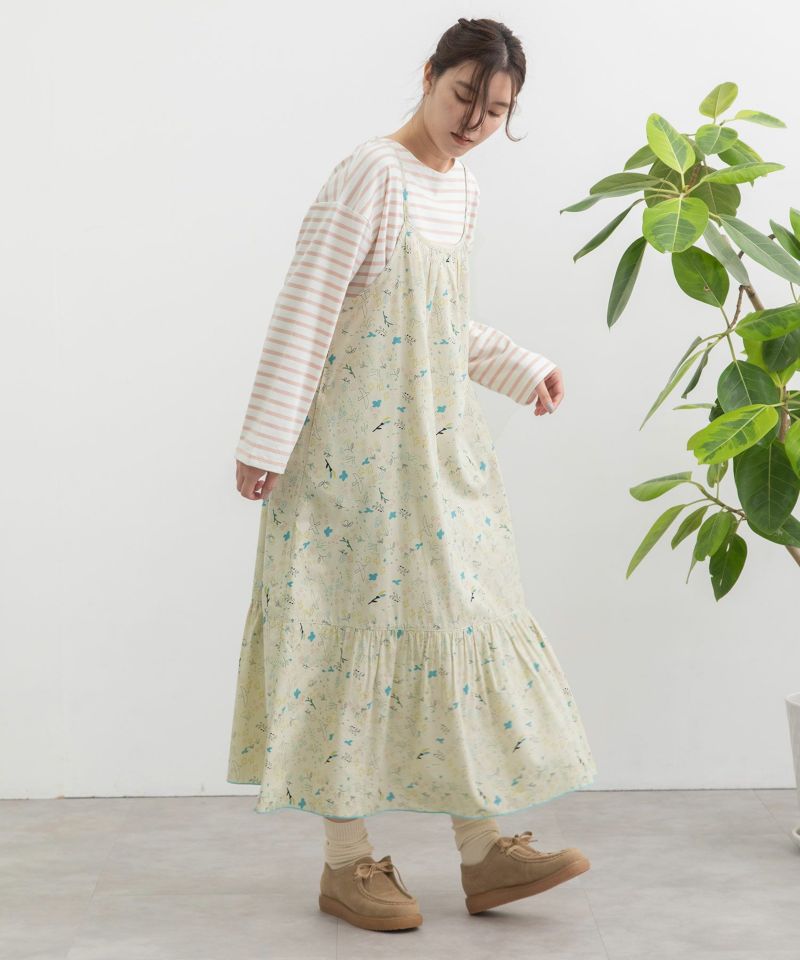 【売り切り価格】【新品】ワンピース SUMMER SALE】ボタニカル線画キャミソールワンピース | COO ONLINE