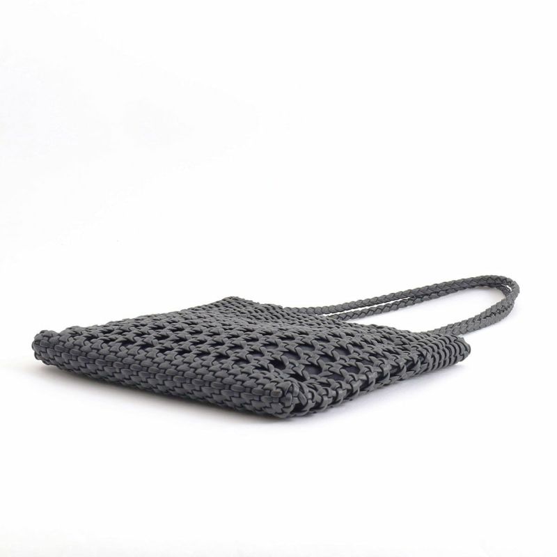 COOCO クーコ フェイクレザー メッシュ トートバッグ アイボリー クーコ COOCO フェイクレザーメッシュトートバッグ／A4対応