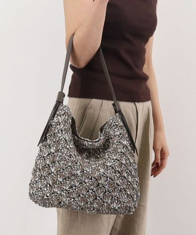 ❤新品❤【COOCO】THE NATIONAL GALLERY BAG A4対応 クーコ COOCO ポーチ付ボアトートバッグ／A4対応 （ベージュ