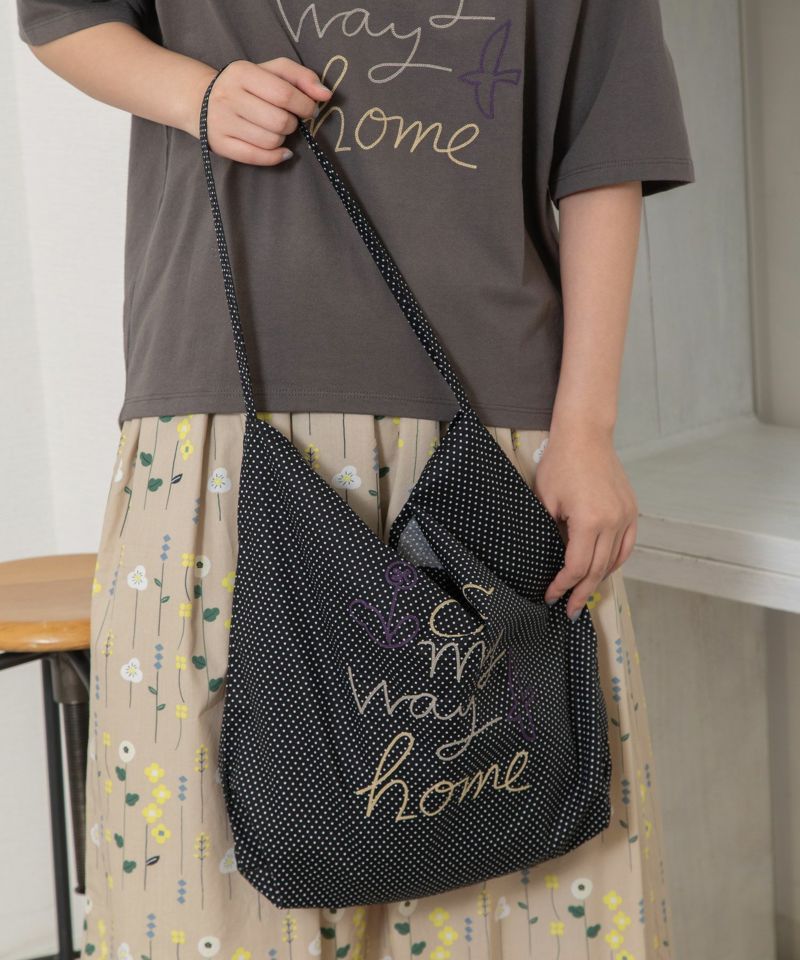 on my way home 刺繍ショルダーバッグ | COO ONLINE