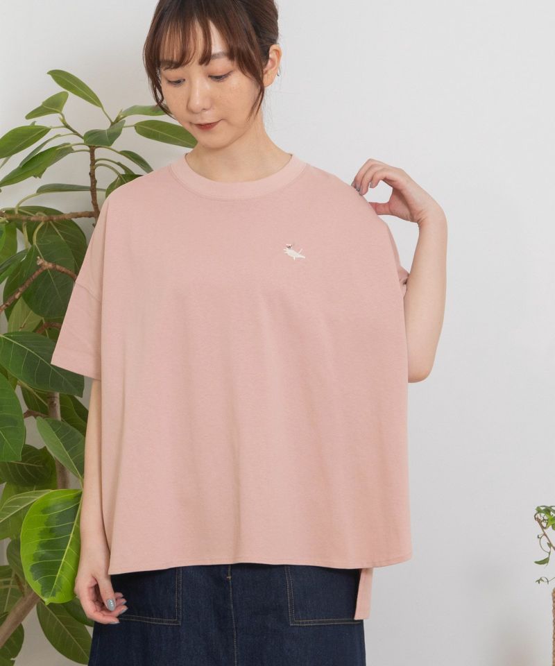 USAコットンワンポイント刺繍Tee | COO ONLINE