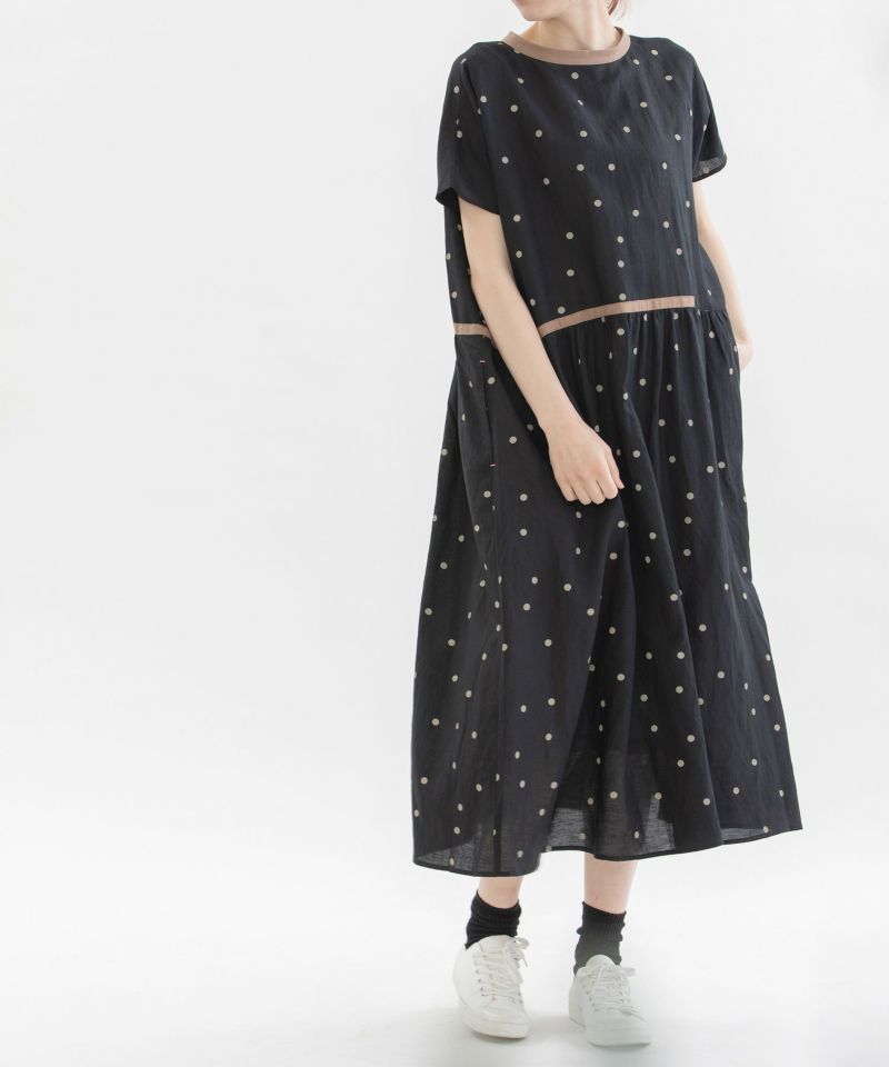 nop de nod Cornet リネンレーヨンノースリーブ2wayワンピース nop de nod ワンピース Cornet リネンレーヨンノースリーブ2way