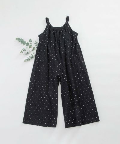 SUMMER SALE】リネンコットン Polka マキシワイドサロペット | COO ONLINE