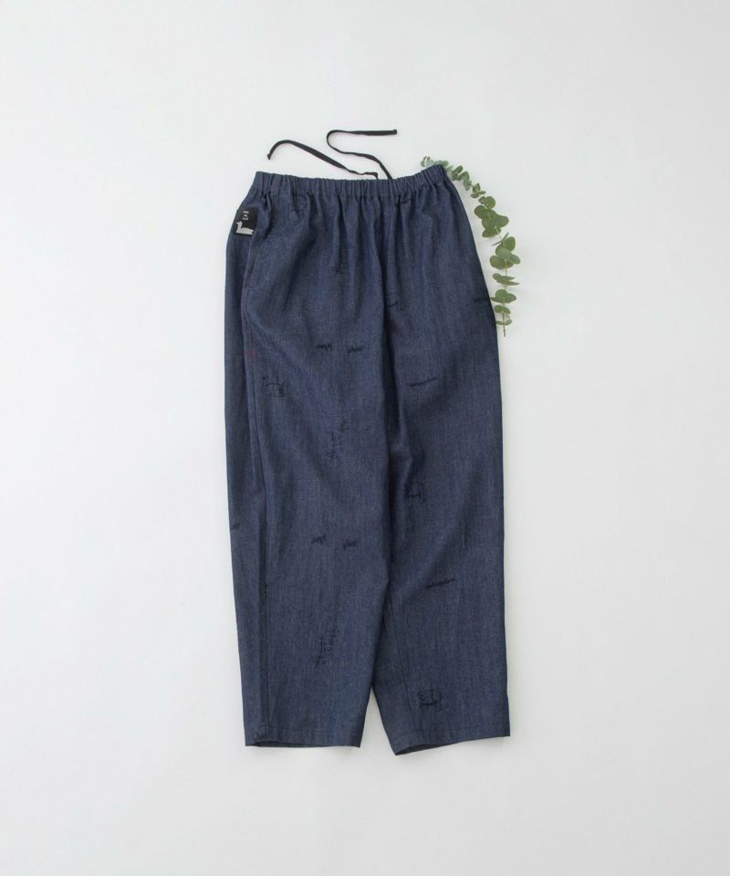 レビュー高評価アイテム特集｜ファッション通販 SPECIAL PRICE】Pommeフルレングススワン刺繍パンツ ONLINE COO | パンツ
