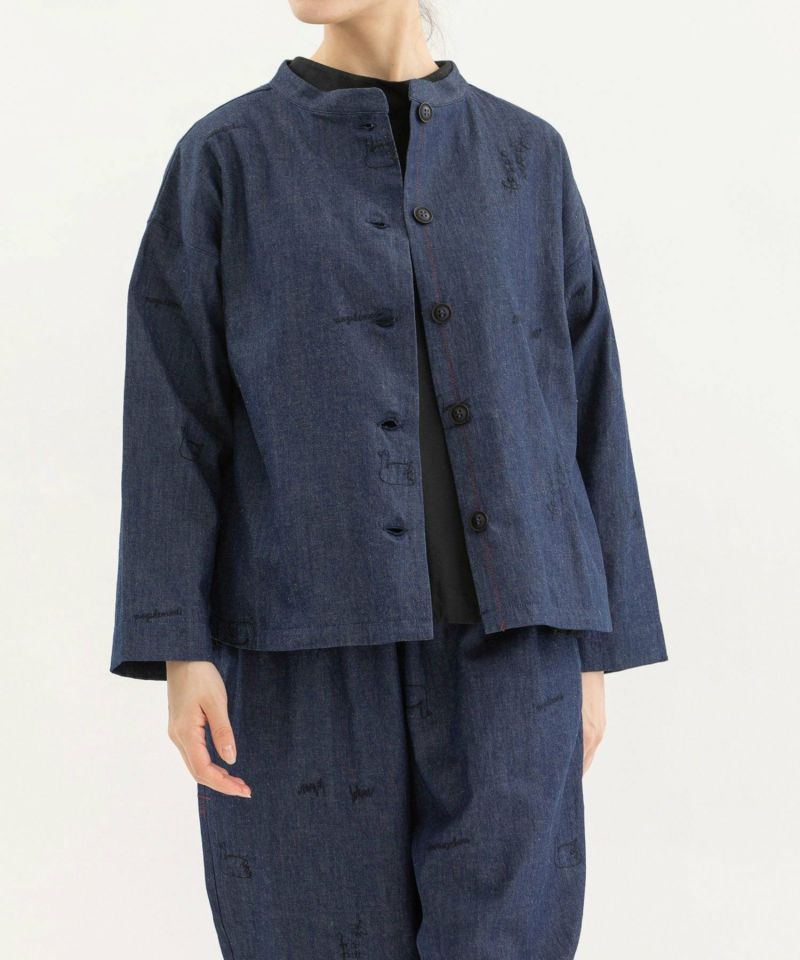 SPECIAL PRICE】ボトルネック2wayスワン刺繍ジャケット | COO ONLINE
